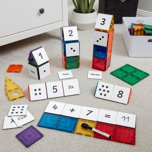 Magnetic Tile Topper - Numeracy Pack 40Pce