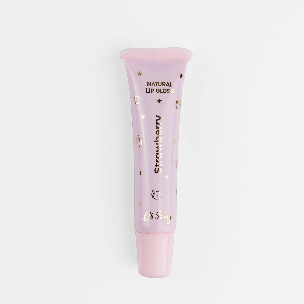 Oh Flossy Individual Natural Lip Gloss - Strawberry