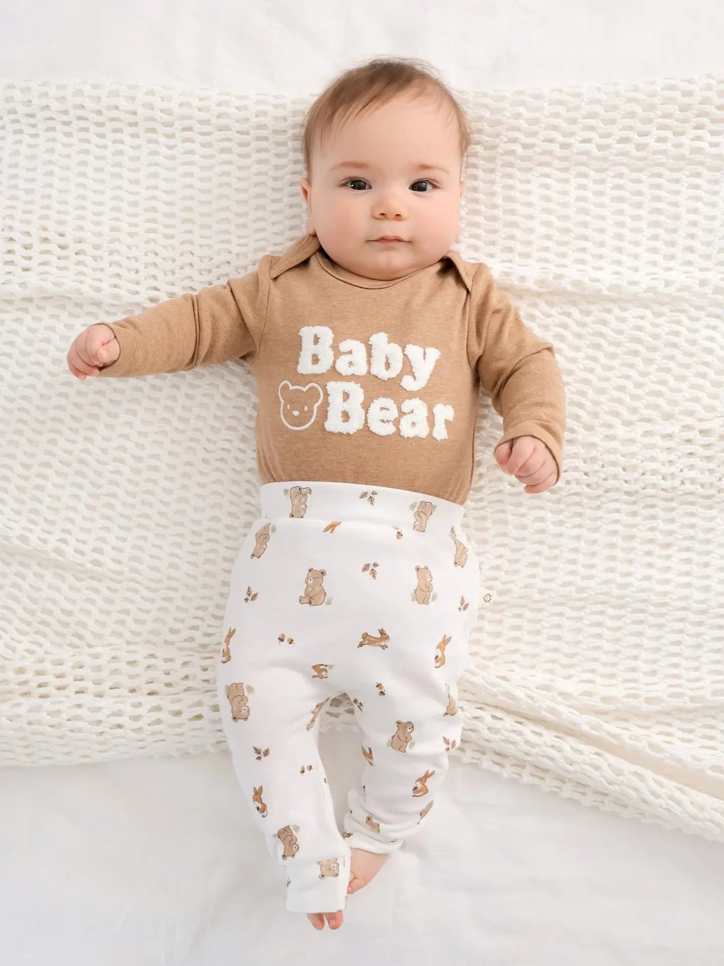 Organic Cotton Leggings - Bear & Bunny