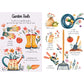 Magic Water Puzzle & Book Set - Vegetable Garden