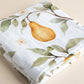 Whimsical Pear Muslin Baby Swaddle
