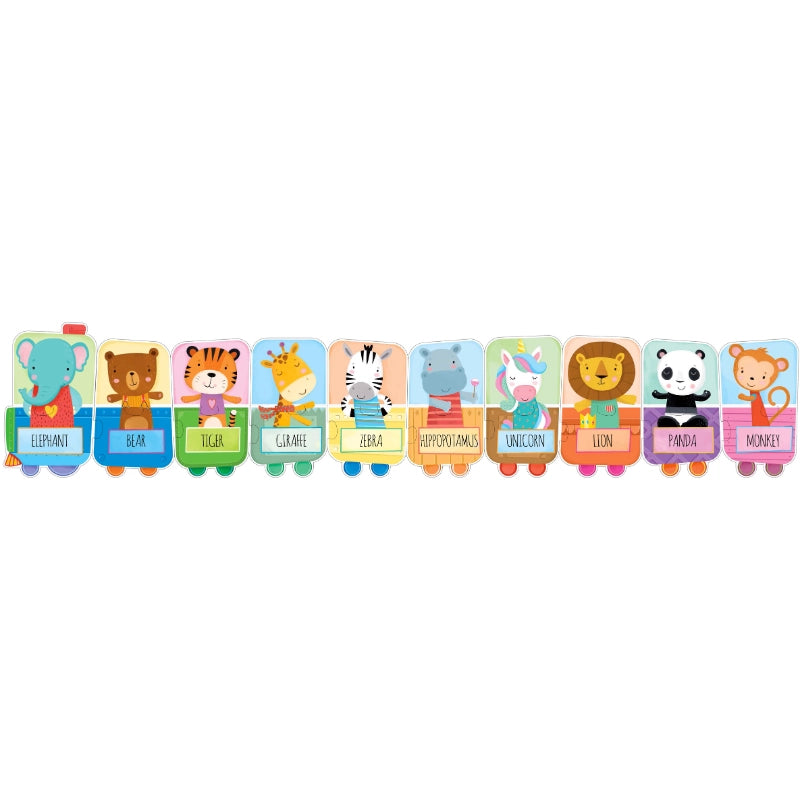 My First Animals Steam Puzzle & Book Set