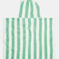 Toshi Hooded Towel - Seagrass Stripe