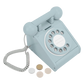 Wooden Rotary Telephone - Aqua Green