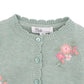Chelsea Hand Emb Cardigan - Sage