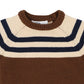 Jake Raglan stripe Knitted Jumper - Multi