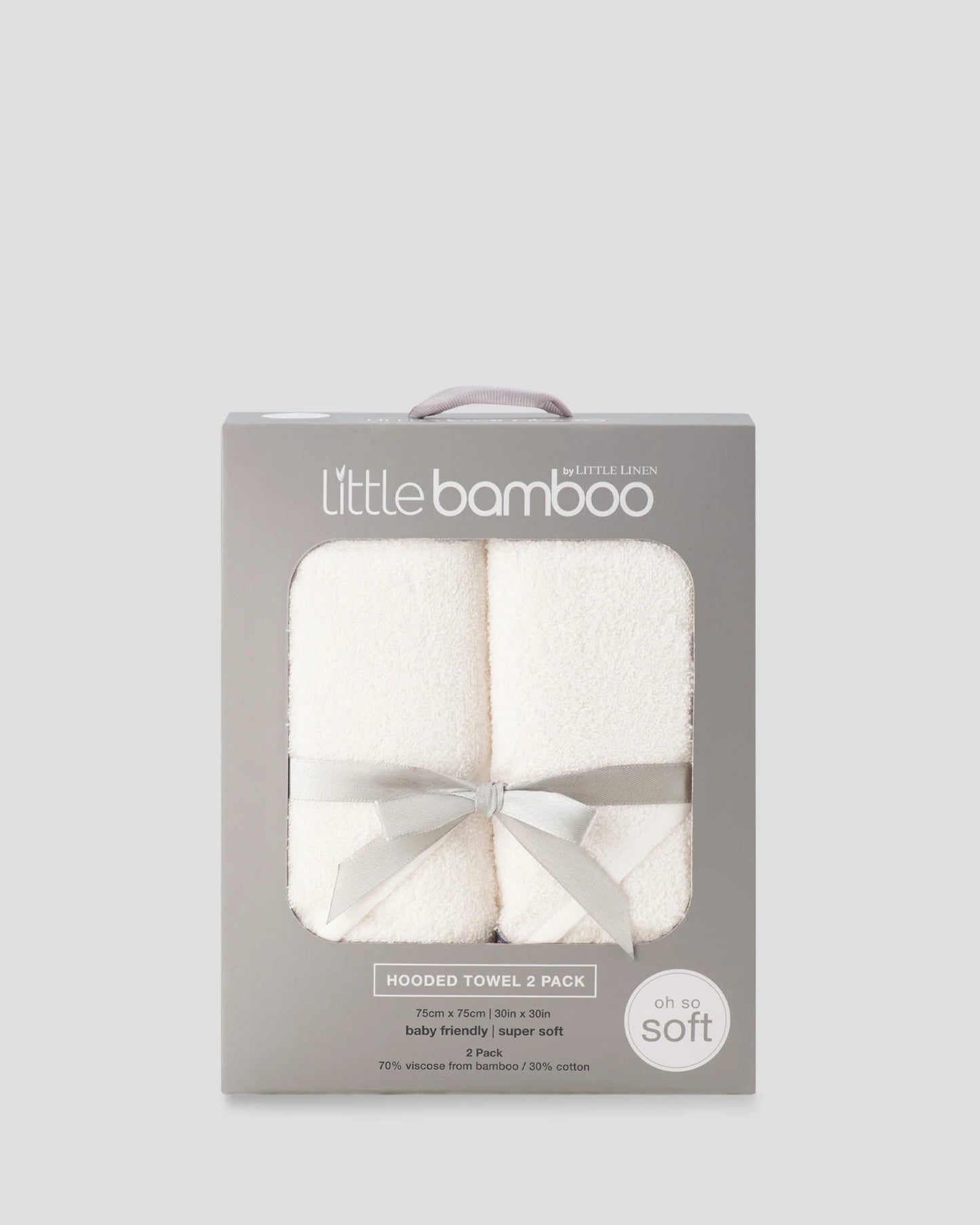 Baby Hooded Towels 2PK - Natural