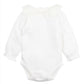 Girls Lace Collar L/S Bodysuit- Cloud