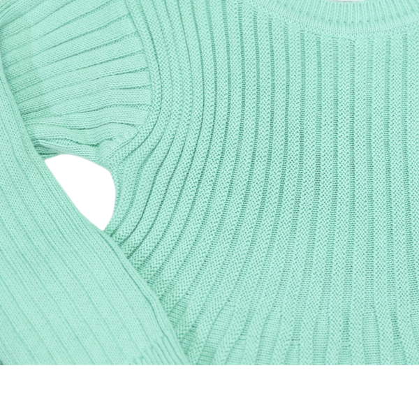Knit Swing Dress - Green