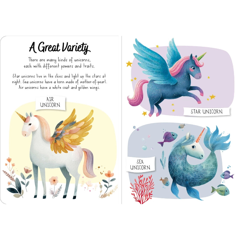 Magic Water Puzzle & Book Set - Unicorns