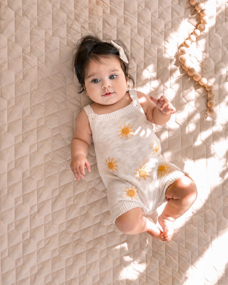 Scout Knitted Overalls - Cream