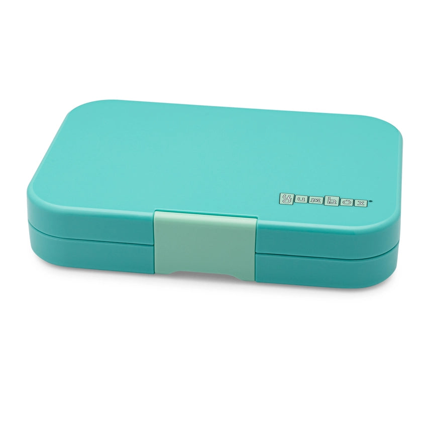 Yumbox Tapas Bento Box - Aqua - 4 Compartment Tray