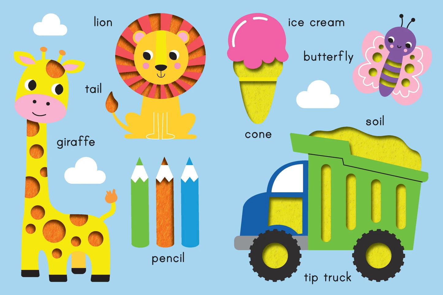 Chunky Felt Books - First Words