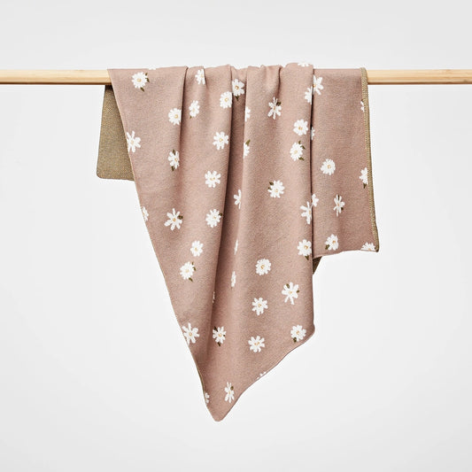 Daisy Blanket in Mushroom