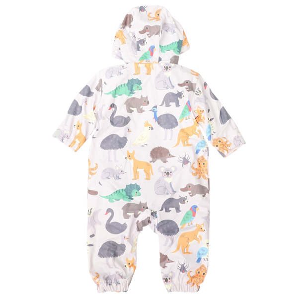Australian Animal Rain Suit - Grey