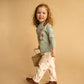 Emmy Ducks On Scooter L/S Tee - Dusky Sage