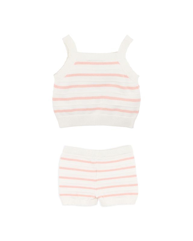 Knitted 2Pce Set - Taylor Stripe
