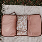 OIOI Change Mat Clutch - Peach Paisley/Tan