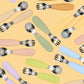Silicone Cutlery Set - Apple