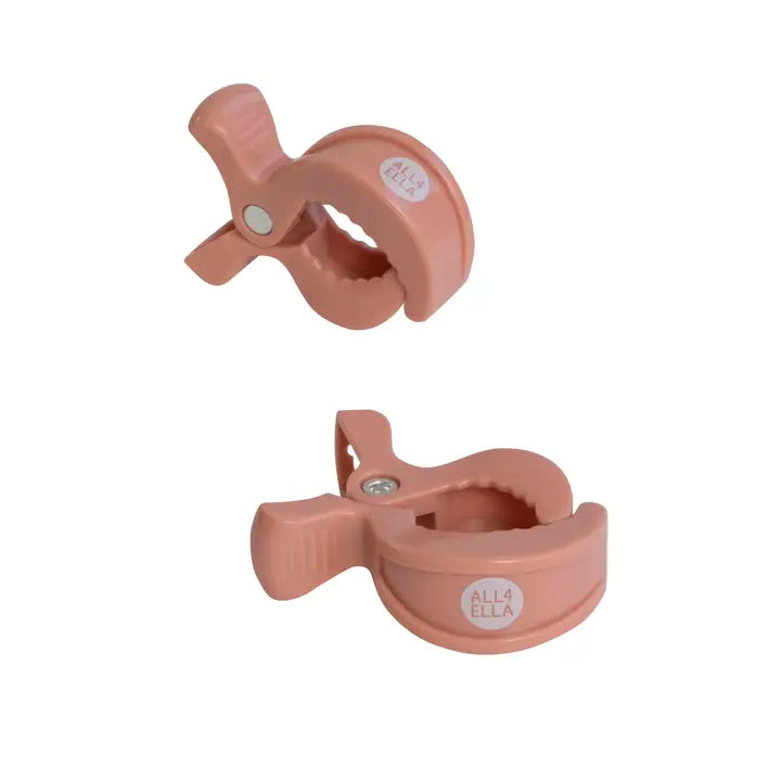Pram Pegs 2 Pk - Peach