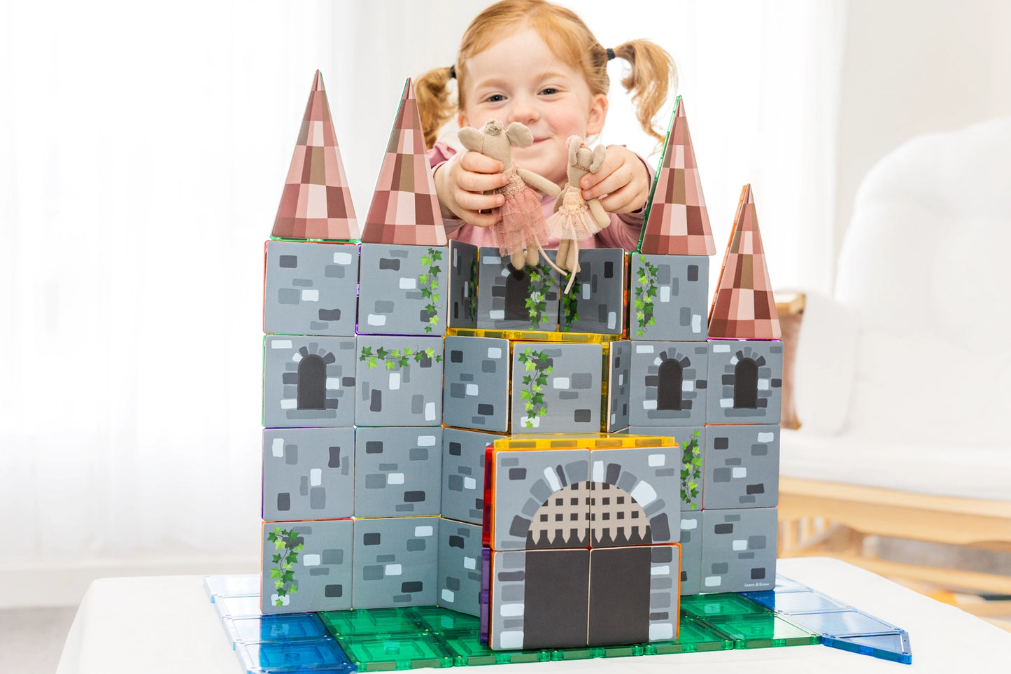 Magnetic Tile Topper - Castle Pack 40Pce
