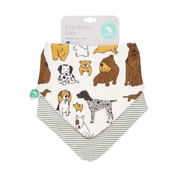 Bandana Bib 2 Pk - Dog Breed