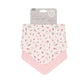 Bandana Bibs 2 Pk - Pink Petals