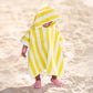 Toshi Hooded Towel - Sunny Stripe
