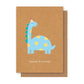 Dinosaur Birthday Card