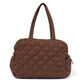 Carry All Nappy Bag - Puffy Chocolate Quilt