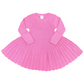 Knit Swing Dress - Hot Pink