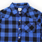 Cotton Flannel Shirt - Blue