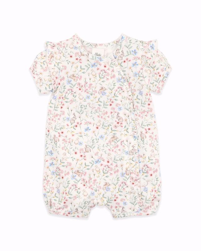 Bonnie S/S Zipsuit - Bonnie Print