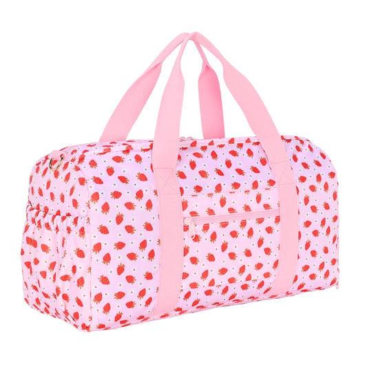Weekend/Sport Duffle Bag - Strawberry Fields