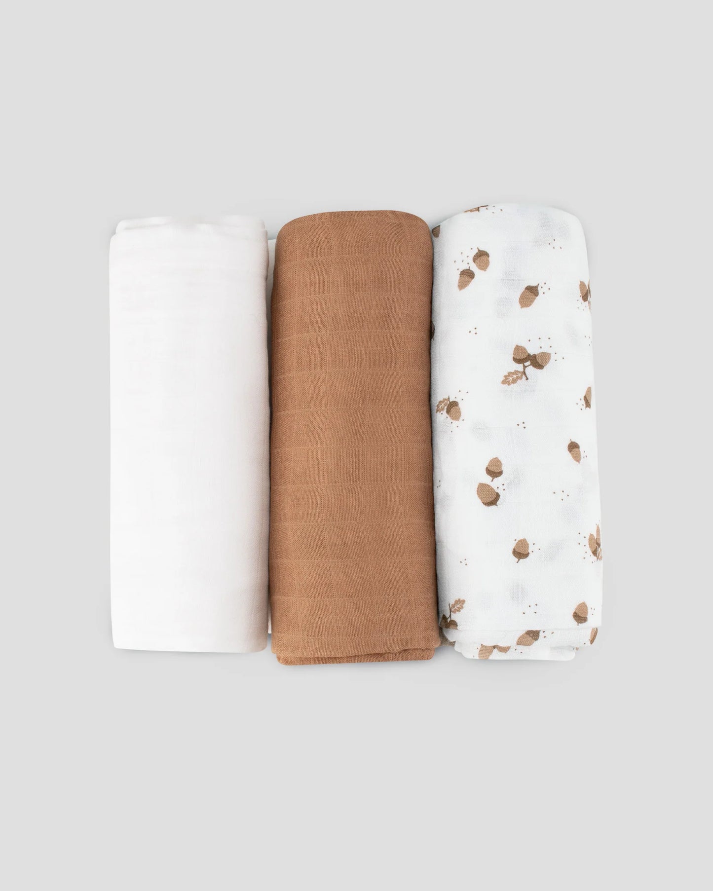 Muslin Wraps 3 Pack - Iced Coffee