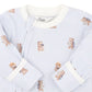 Brady L/S Zipsuit -Brady Stripe