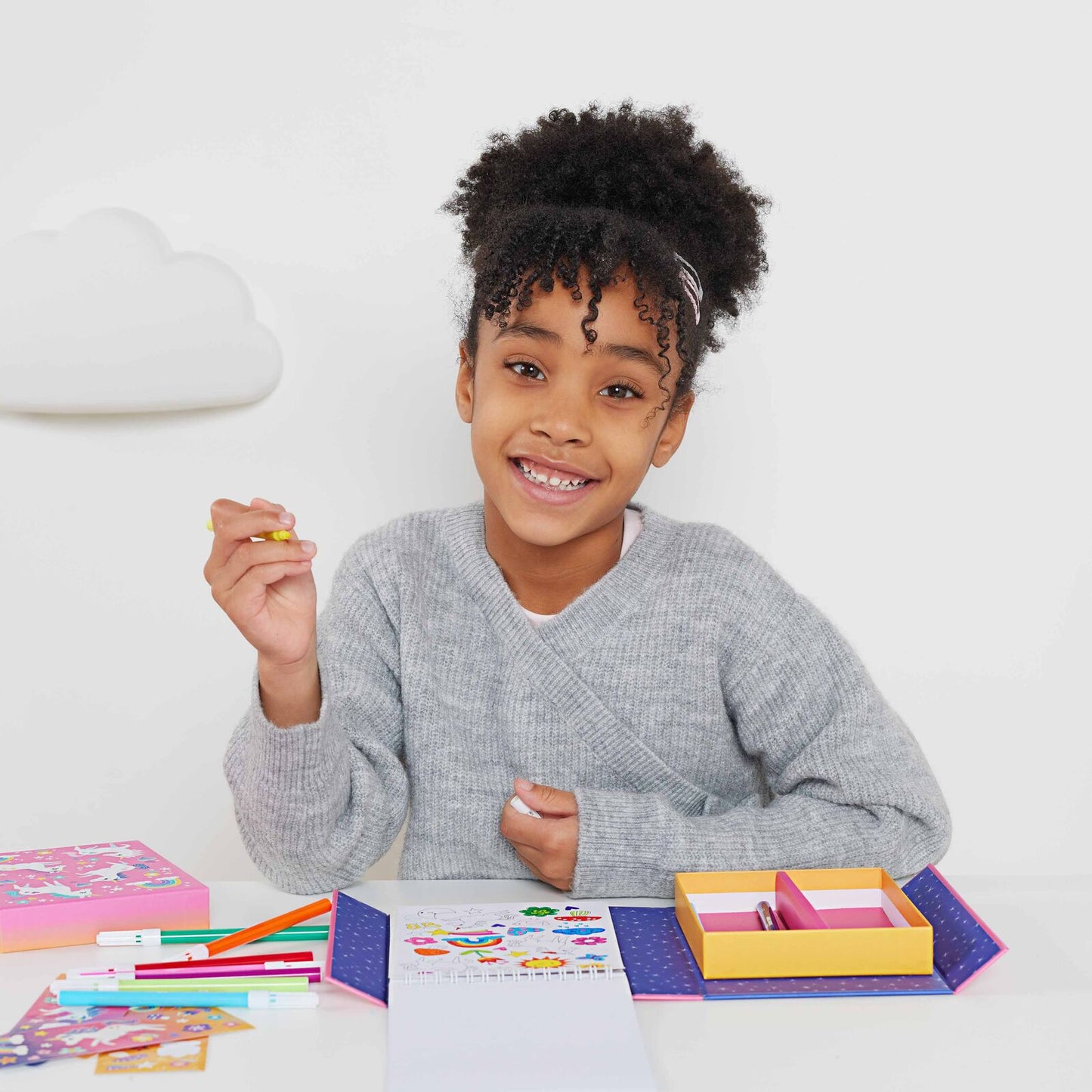 Shimmering Coulouring Set - Sea Life