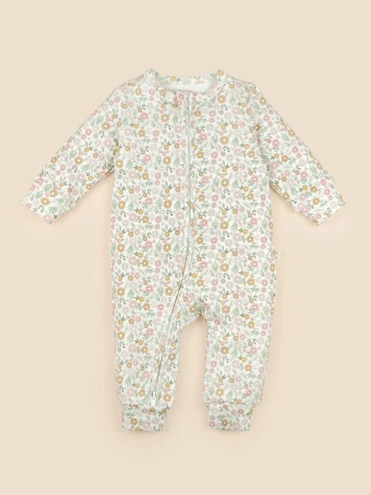 Organic Cotton Growsuit - Daisies