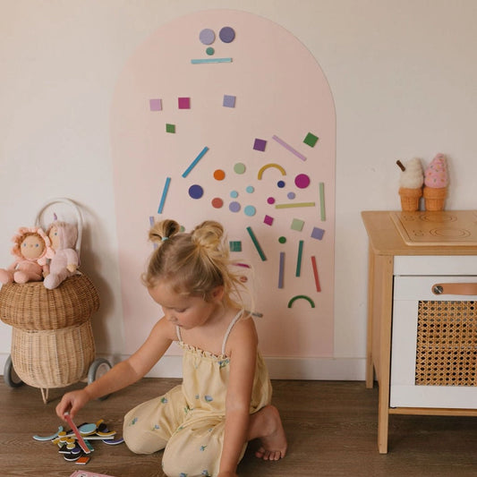 Magnetic Playwall™ | Magnetic Wall Decal For Kids & Playrooms - Rose