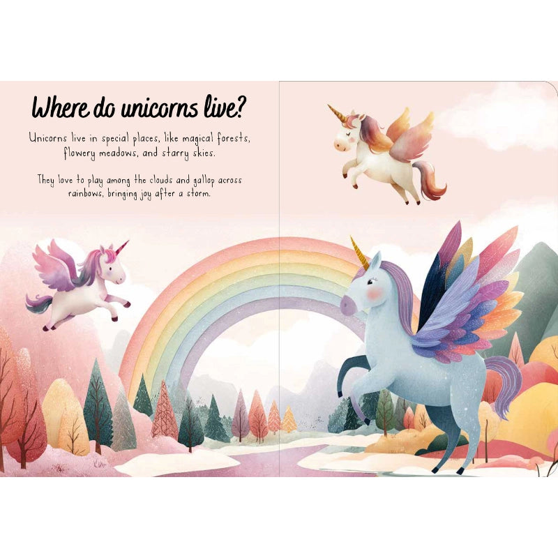 Magic Water Puzzle & Book Set - Unicorns