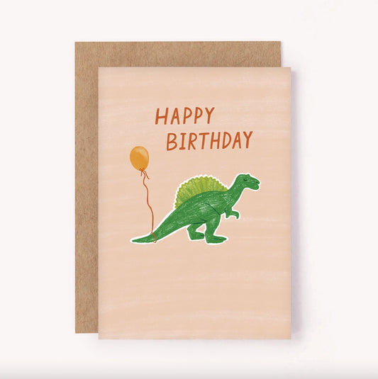 Card - Dinosaur Happy Birthday
