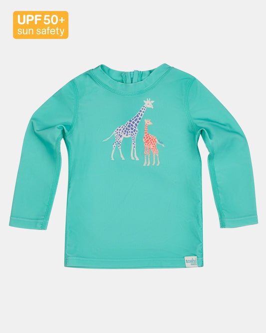 Toshi Swim Rashie L/S - Congo Seagrass