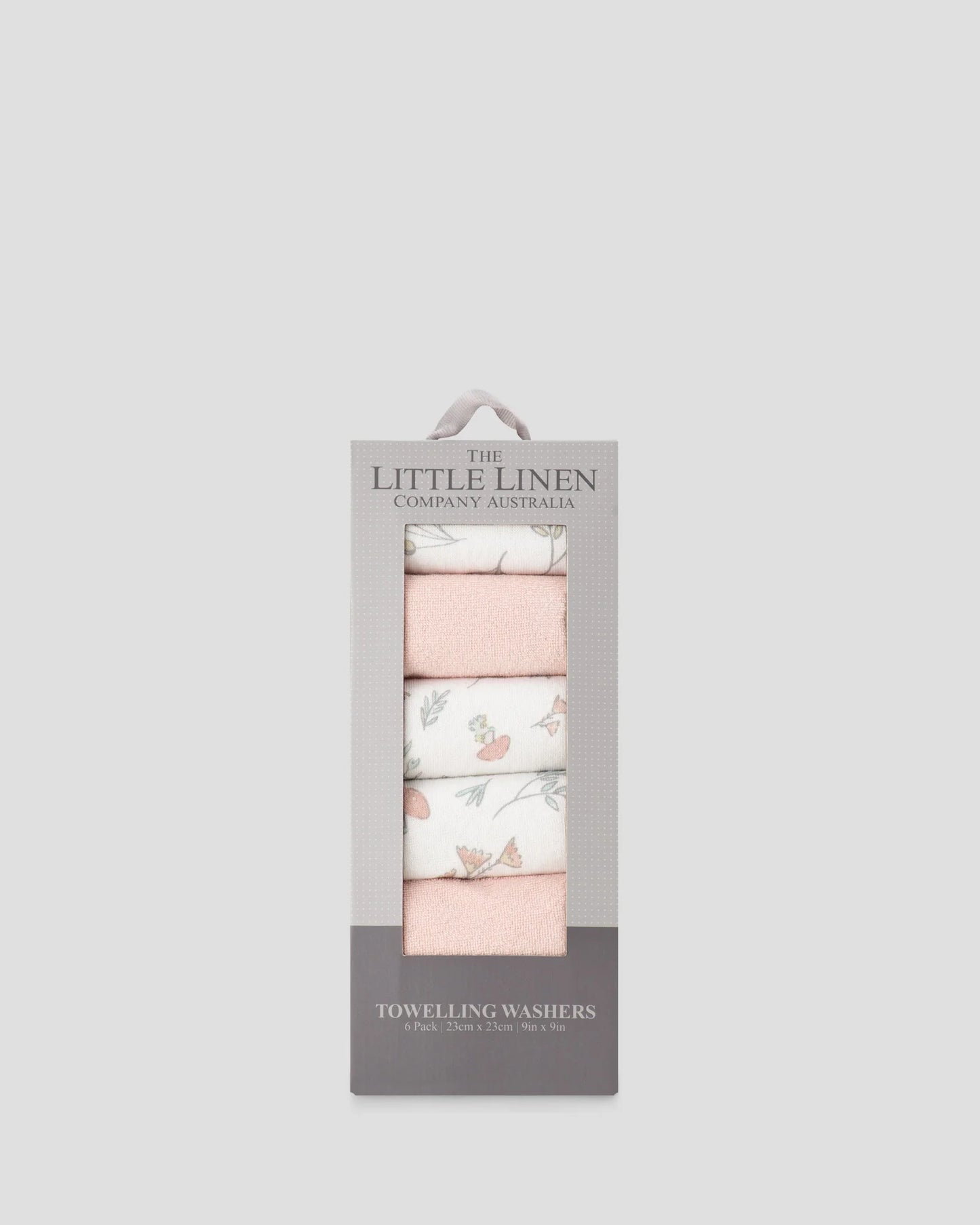 Baby Towelling Wash Cloths 6Pk - Harvest Bunny