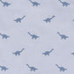 Isaac Embroidered Dino Polo - Chambray Blue