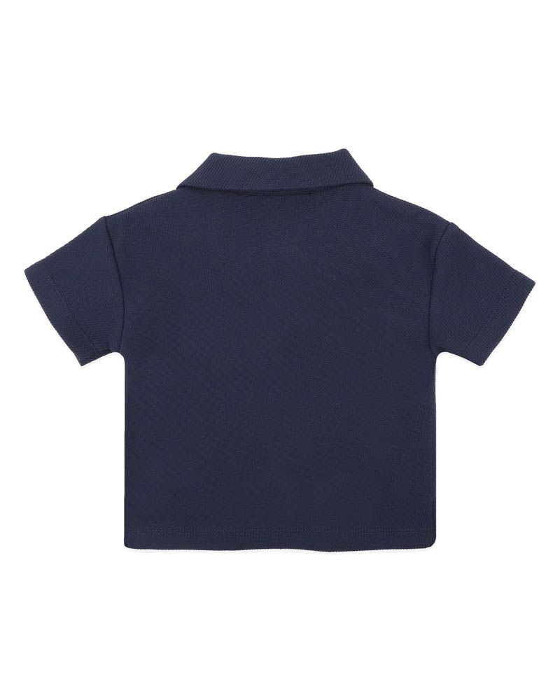 Evan S/S Polo - Indigo