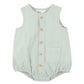 Scott Button Up Bodysuit - Sage Check