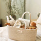 Cotton Rope Nappy Caddy Organiser