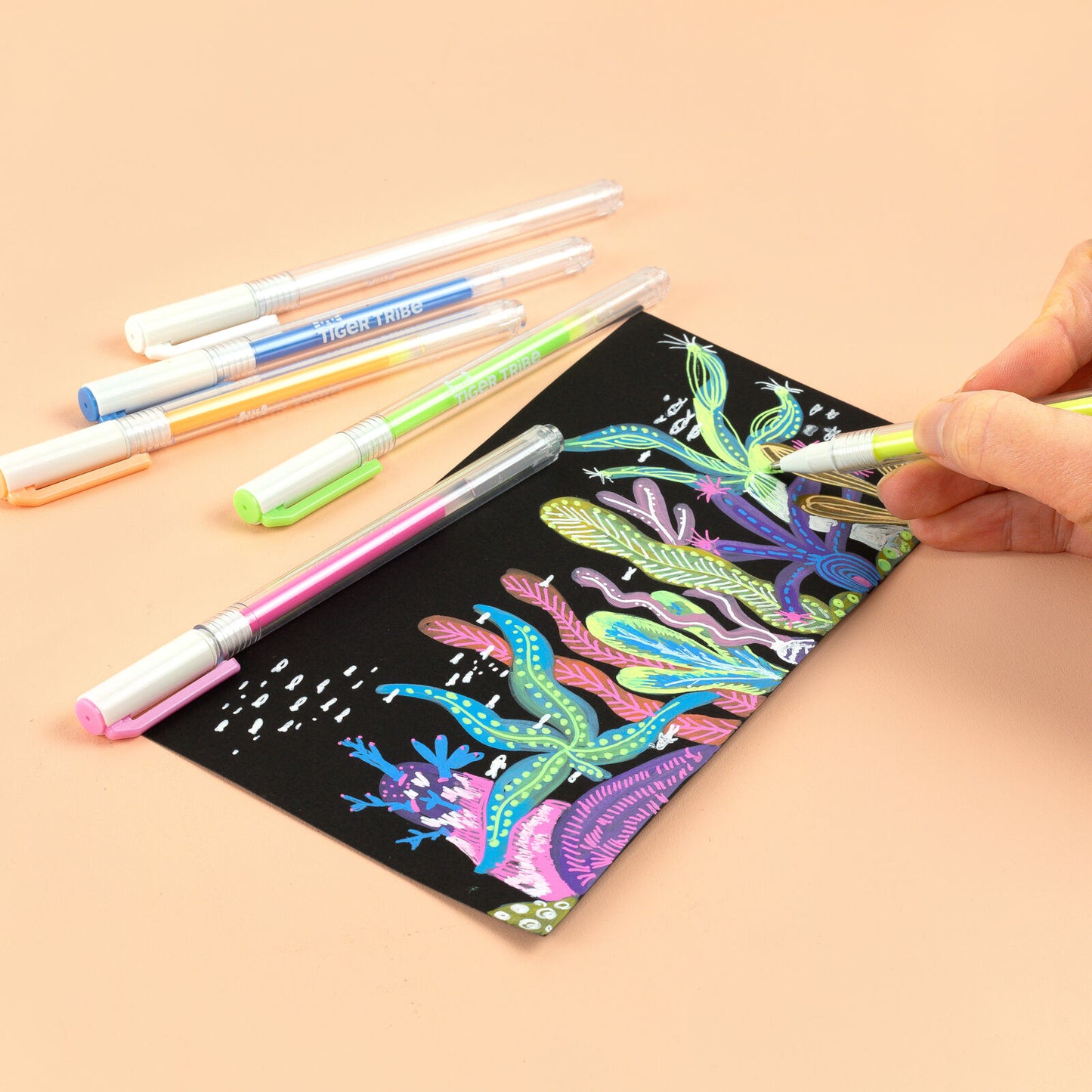 Neon Fine Tip Paint Pens