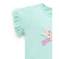 Ruffle Tee - Aloe