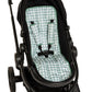 Pram Liner - Gingham Sage